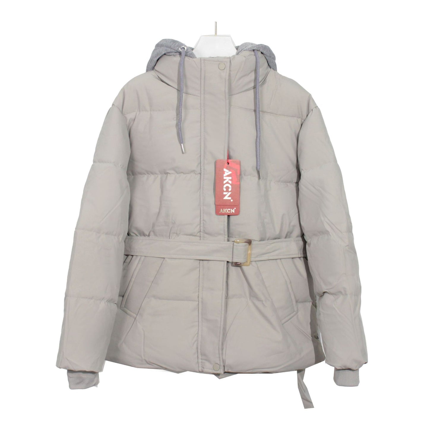 Elegant Hooded Cotton Jacket For Women