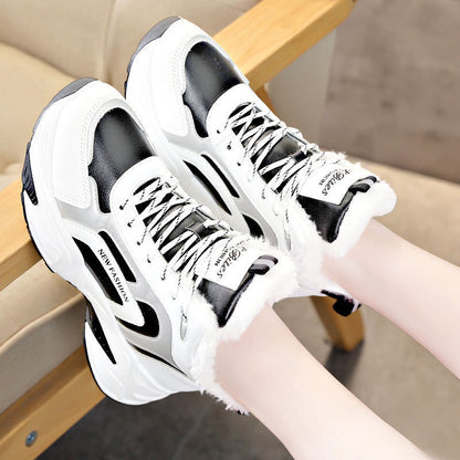 Korean Style All-match Sports Shoes Women Cotton Shoes
