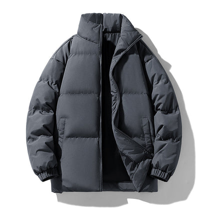 Men's Stand-up Collar Cotton-padded Coat Thickened Warm-keeping And Cold-proof