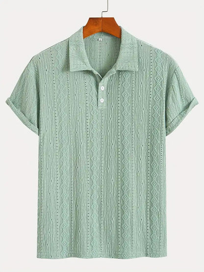 Men's Breathable Hollow-out Lightweight Casual Top