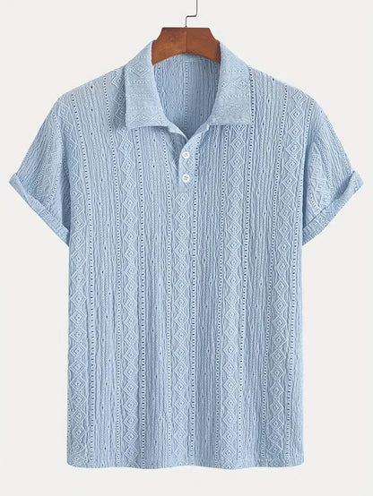 Men's Breathable Hollow-out Lightweight Casual Top