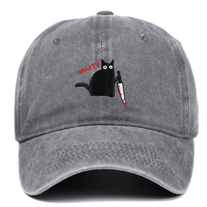 Cotton Worn Looking Washed-out Baseball Cap